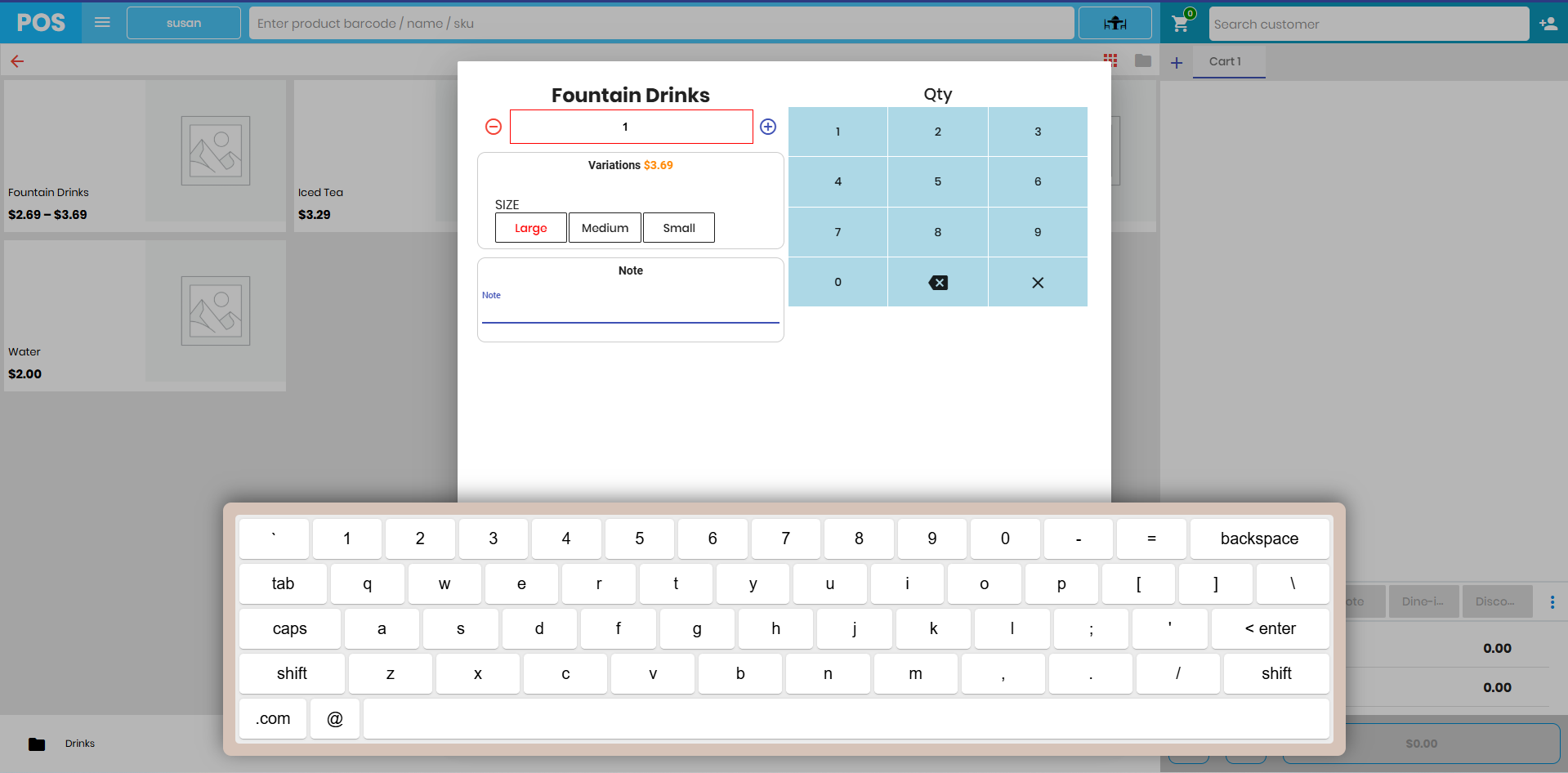 Maanaak Interface · Payment Screen